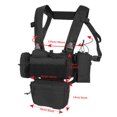 YAKEDA YKD0232 Tactical Vest - High-Strength Quick Release Buckle Detail