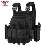VT-6026-3 JPC tactical plate carrier vest front view Army Green	