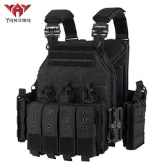 VT-6026-3 JPC tactical plate carrier vest front view Army Green	