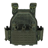 YAKEDA VT-6094A back view with plate pocket	