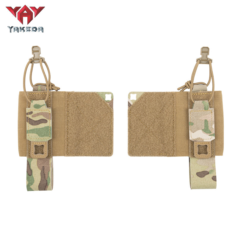 YKD-0122 MOLLE System Tactical Accessory Side Magazine Pouch with Double-Sided Velcro