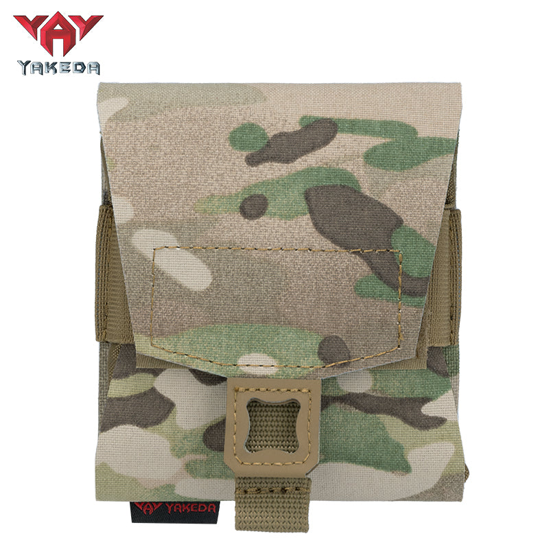YKD-0125 Molle Tactical Accessory Magazine Pouch, Utility Pouch, Foldable Bin Bag