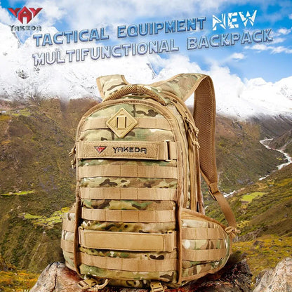 KF-087 Tactical Backpack 1000D Military Army Bag Outdoor Waterproof 40L Bagpack Waterproof Travel Hiking Mochila Molle Bags - YAKEDA