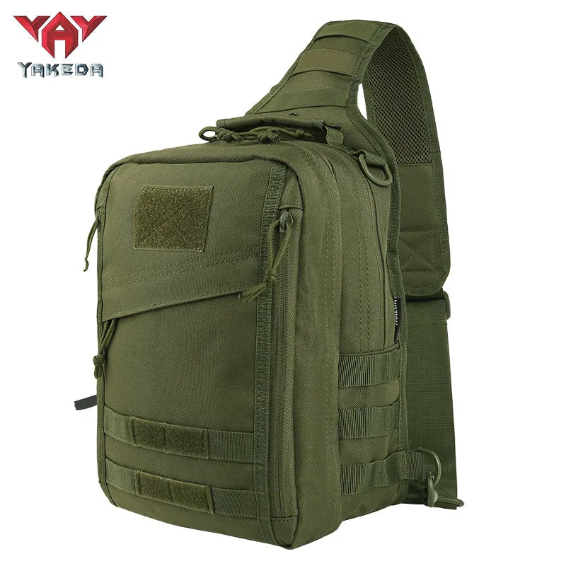 KF-088 Nylon Tactical Sling Bag Cross Body Gun Backpack Design For Handgun Move Quickly - YAKEDA