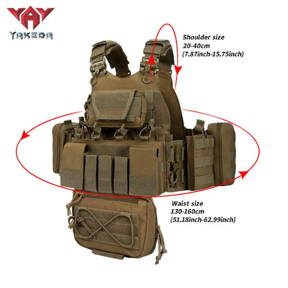 VT-8832TB Tactical Vest Outdoor Multifunctional Protection Tactical Vest Tactical Equipment - YAKEDA