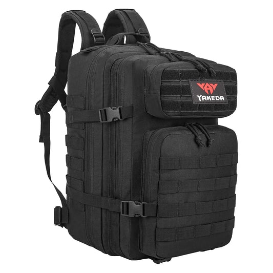 BK-2266 YAKEDA Tactical Backpack, Large 3 Day MOLLE Assault Pack Backpack Bug out Bag Backpack - YAKEDA