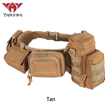 L1810-1 Camouflage Tactical Waistband Outdoor molle Belt Multifunctional Carrying Gear - YAKEDA