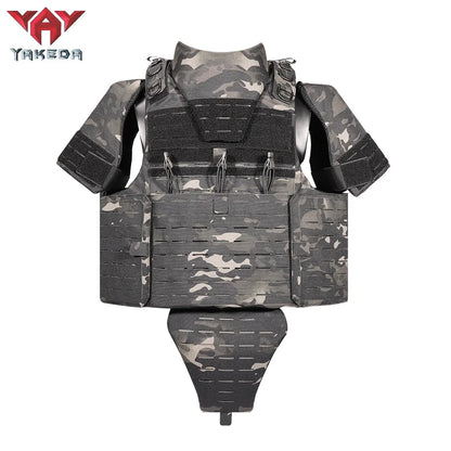 VT-8446 YAKEDA Latest Fashion Full Protection Military Tactical Vest Molle Chaleco Tactico Laser Cut Plate Carrier Bullet Proof Vest - YAKEDA