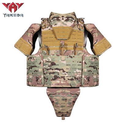 VT-8446 YAKEDA Latest Fashion Full Protection Military Tactical Vest Molle Chaleco Tactico Laser Cut Plate Carrier Bullet Proof Vest - YAKEDA