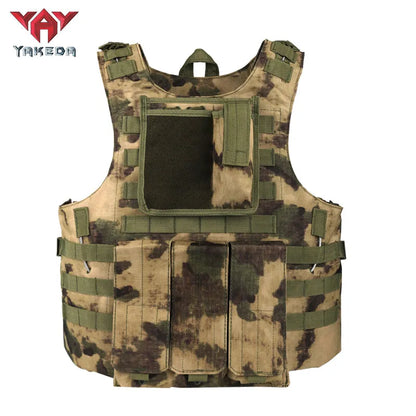 VT-8344 Yakeda Fashion multifumctional ajustable shoulder strap vest packs for hanging accessories tactical vest military vest - YAKEDA