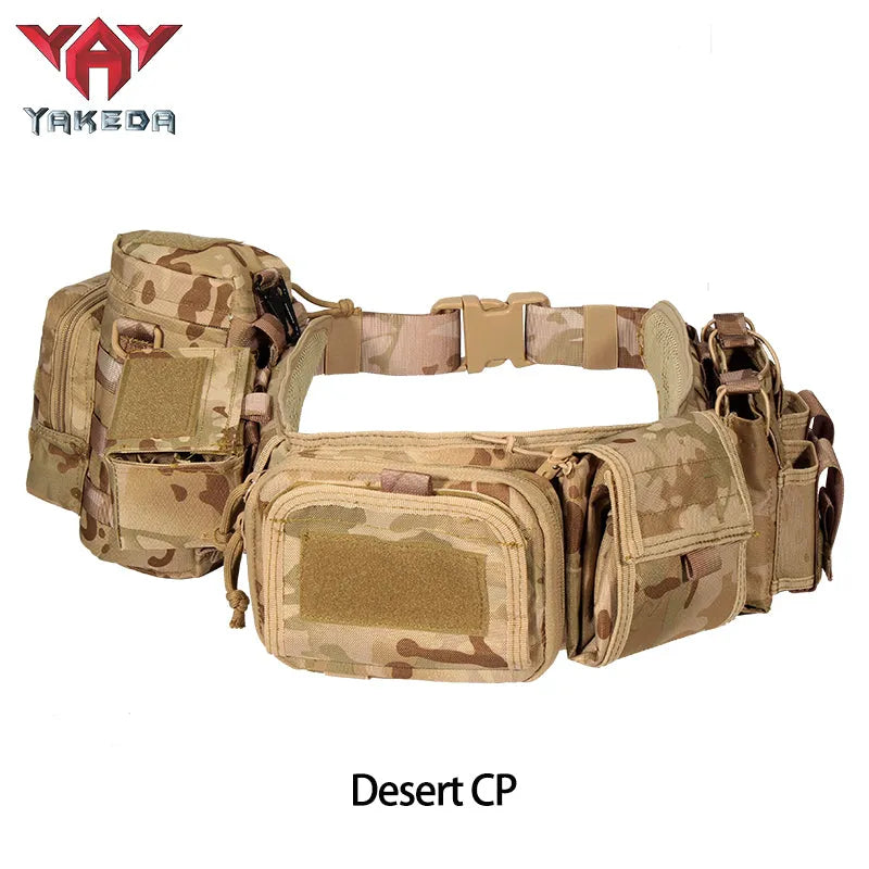 L1810-1 Camouflage Tactical Waistband Outdoor molle Belt Multifunctional Carrying Gear - YAKEDA