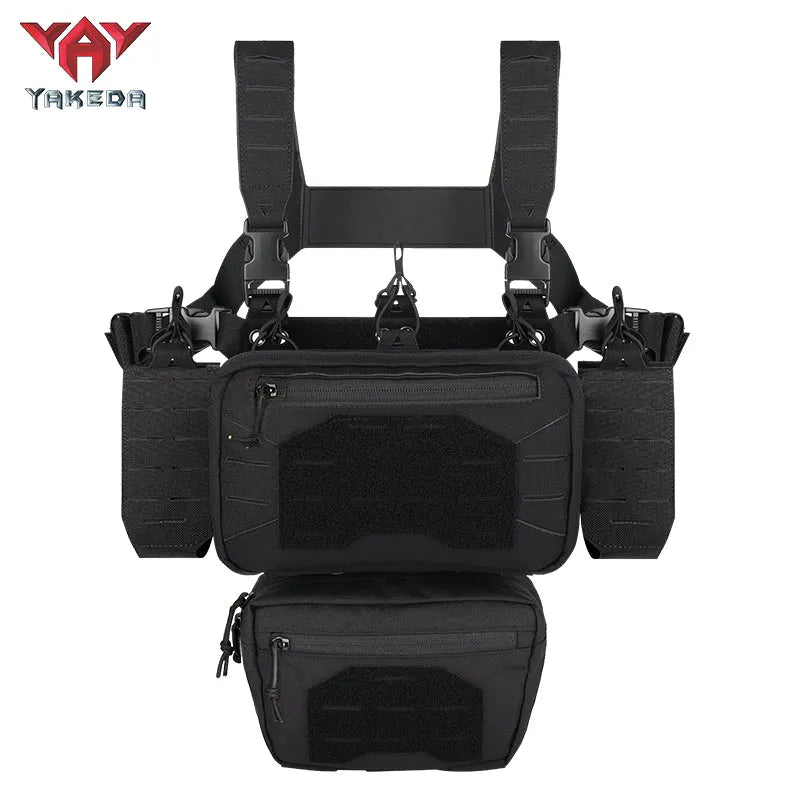 YKD-088 YAKEDA New Fashion Crossbody Harness Vest Conceal Tactical Chest Rig - YAKEDA