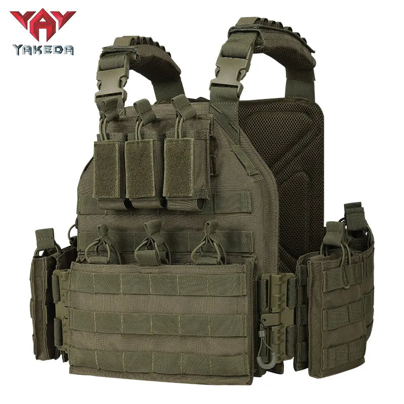 VT-6026-1 Quick Release YAKEDA Plate Carrier Vest In Stock Molle Chaleco Tactico Tactical Vest for Outdoor Shooting - YAKEDA