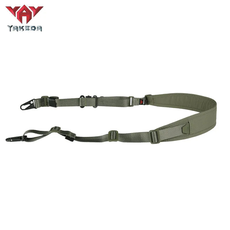 YKD-0203 500D Nylon Tactical Single Straps Nylon Sling Webbbing Sling Bungee Strap Hunting Accessories Tactical Sling - YAKEDA