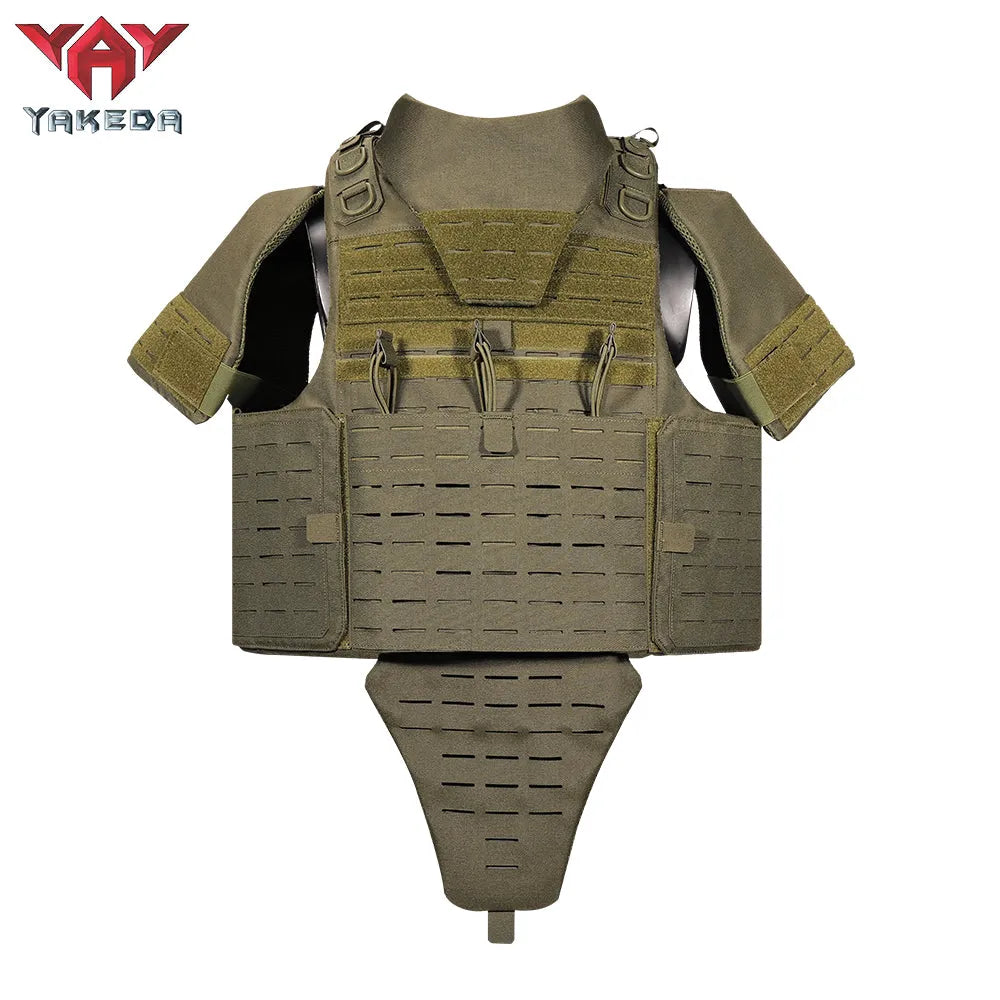 VT-8446 YAKEDA Latest Fashion Full Protection Military Tactical Vest Molle Chaleco Tactico Laser Cut Plate Carrier Bullet Proof Vest - YAKEDA