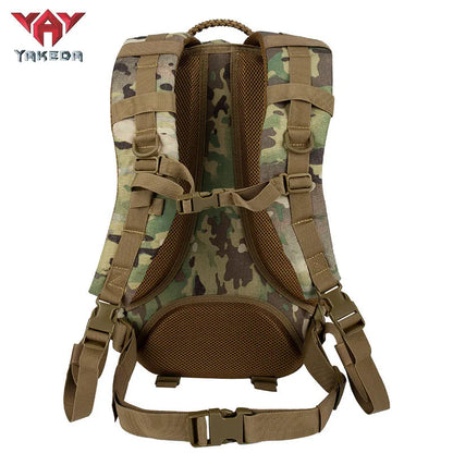 GB-0063 Tactical Backpack Mountaineering Hiking Outdoor Bag Camouflage Shoulder Dragon Egg Bag Student Commuter Computer Shoulder Bag - YAKEDA