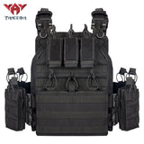VT-6026-1 Quick Release YAKEDA Plate Carrier Vest In Stock Molle Chaleco Tactico Tactical Vest for Outdoor Shooting