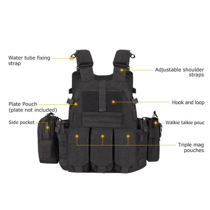 Vt-8193 Yakeda Lightweight Jpc Airsoft Combat Military Army Bullet Proof Vest Chalecos Antibalas Gilet Tactical Plate Carrier - YAKEDA