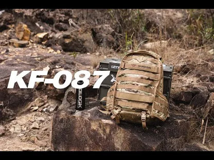 KF-087 Tactical Backpack 1000D Military Army Bag Outdoor Waterproof 40L Bagpack Waterproof Travel Hiking Mochila Molle Bags - YAKEDA