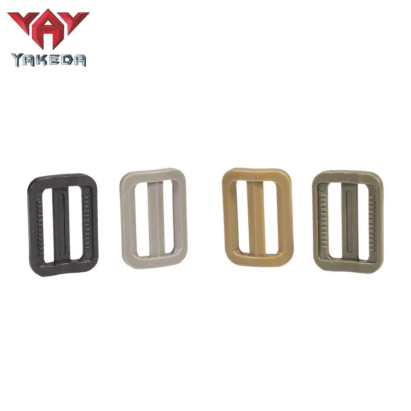 10 Pcs Plastic Non-Slip Day Buckle Three-Position Adjustable Buckle Thick Round Corner Pull Core Day-Shaped Buckle E Word Webbing Slip Buckle - YAKEDA