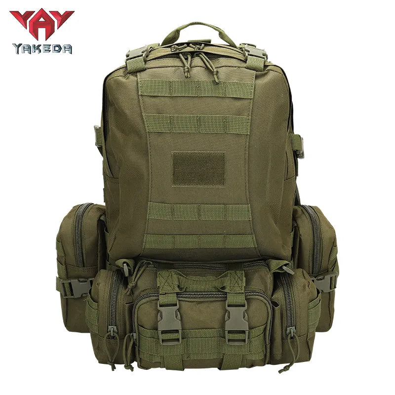 BK-2437 YAKEDA Tactical Backpack Military Fan CS Training Bag - YAKEDA