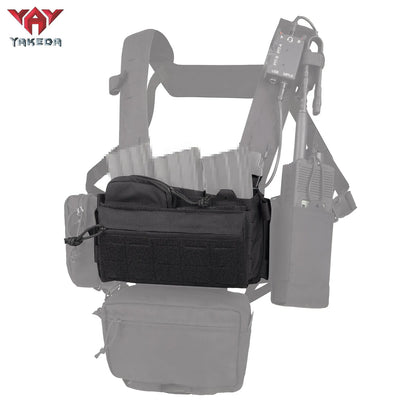 YKD0232 YAKEDA Mk3 Chest Mount Outdoor Sports Lightweight Load Vest Set - YAKEDA