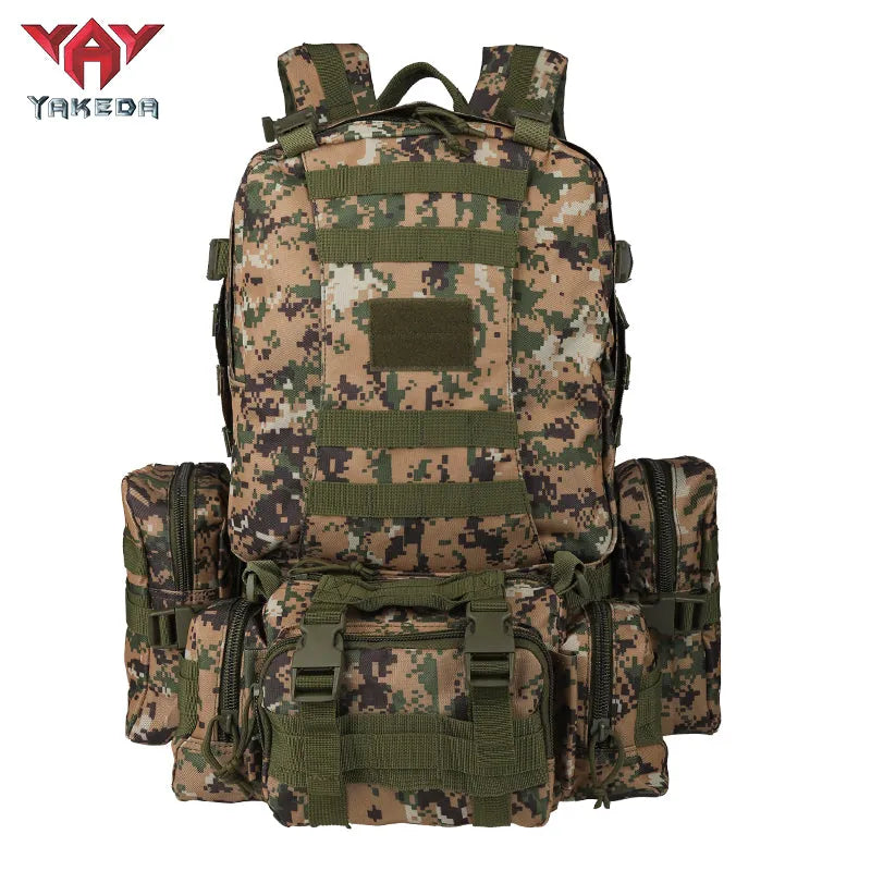 BK-2437 YAKEDA Tactical Backpack Military Fan CS Training Bag - YAKEDA