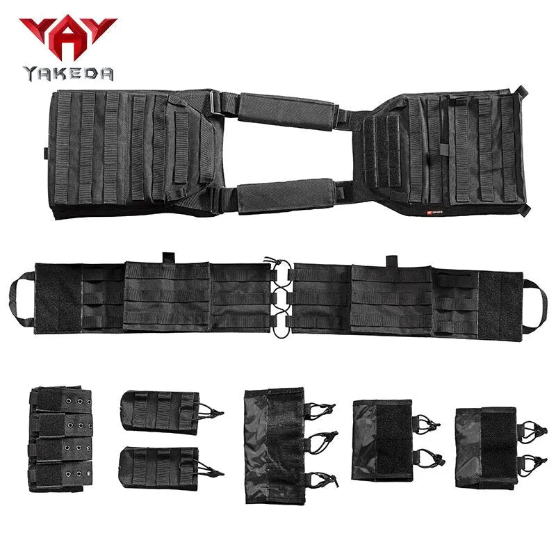 VT-6026-3 Standard YAKEDA Forces Combat Tactical Vest, Army Fans Outdoor Vest Cs Game Vest,expand Training vest - YAKEDA