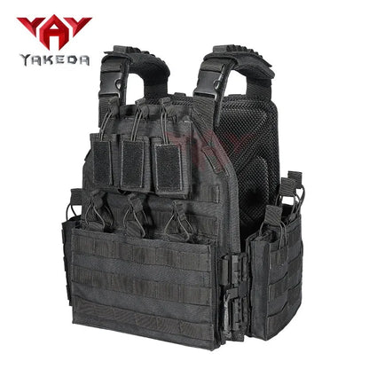 VT-6026-1 Quick Release YAKEDA Plate Carrier Vest In Stock Molle Chaleco Tactico Tactical Vest for Outdoor Shooting - YAKEDA