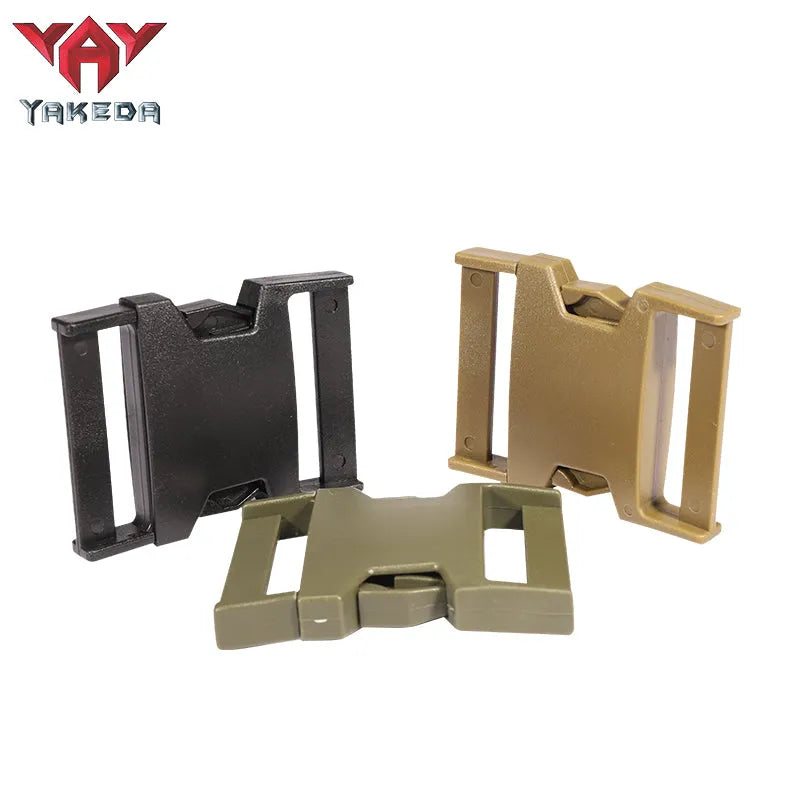 10 pcs 2.2 inch Replacement Vest Shoulder Strap Buckle Plastic Square Buckle - YAKEDA