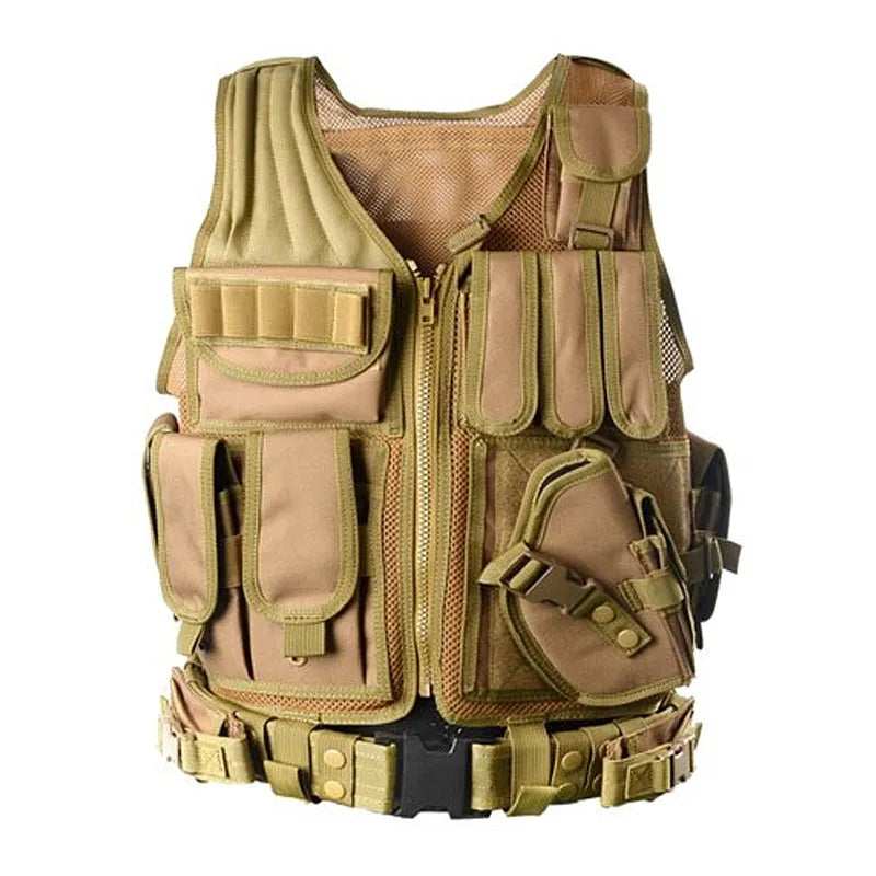 VT-1063 YAKEDA Police Military Tactical Vest Wargame Body Armor Sports Wear Hunting Vest CS Outdoor Products Equipment - YAKEDA