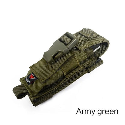 C88044-1 1000D Nylon Camouflage Tactical MOLLE Hunting Holster Cartridge Clip Bullet Tool Knife Belt Pouch Sheath - YAKEDA