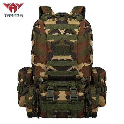 BK-2437 YAKEDA Tactical Backpack Military Fan CS Training Bag - YAKEDA