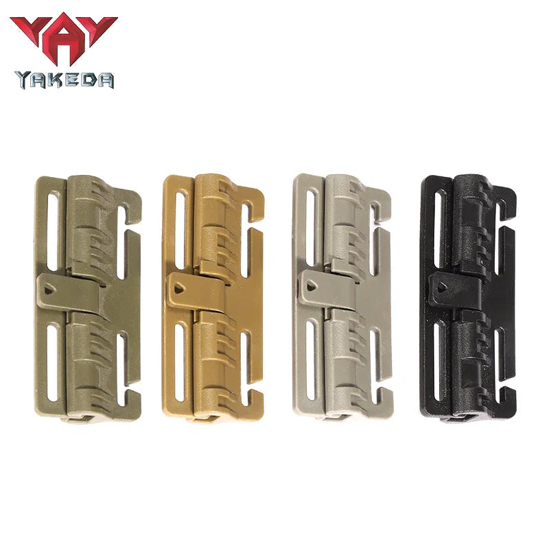 6 Pcs Quick Release Buckle Set Molle Side Strap Backpack Vest Buckle Set Single Point Quick Release Assembly - YAKEDA