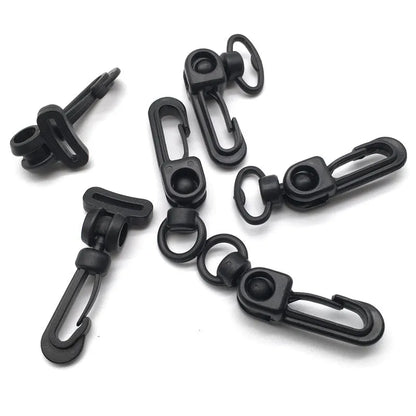 10 Pcs Plastic Swivel Universal Swivel Hook Cell Phone Lanyard Mini Hook Backpack Shoulder Strap Hawksbill Hook Turning Hooks - YAKEDA