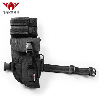 KF-070 Universal Tactical Leg Holster With Magazine Pouch Fully Adjustable And Removable-KF-070 - YAKEDA