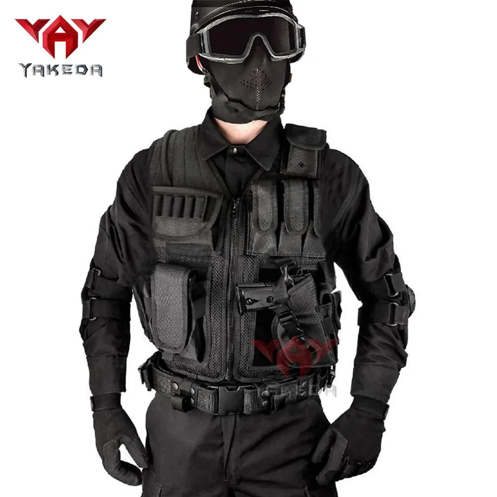 VT-1063 YAKEDA Police Military Tactical Vest Wargame Body Armor Sports Wear Hunting Vest CS Outdoor Products Equipment - YAKEDA