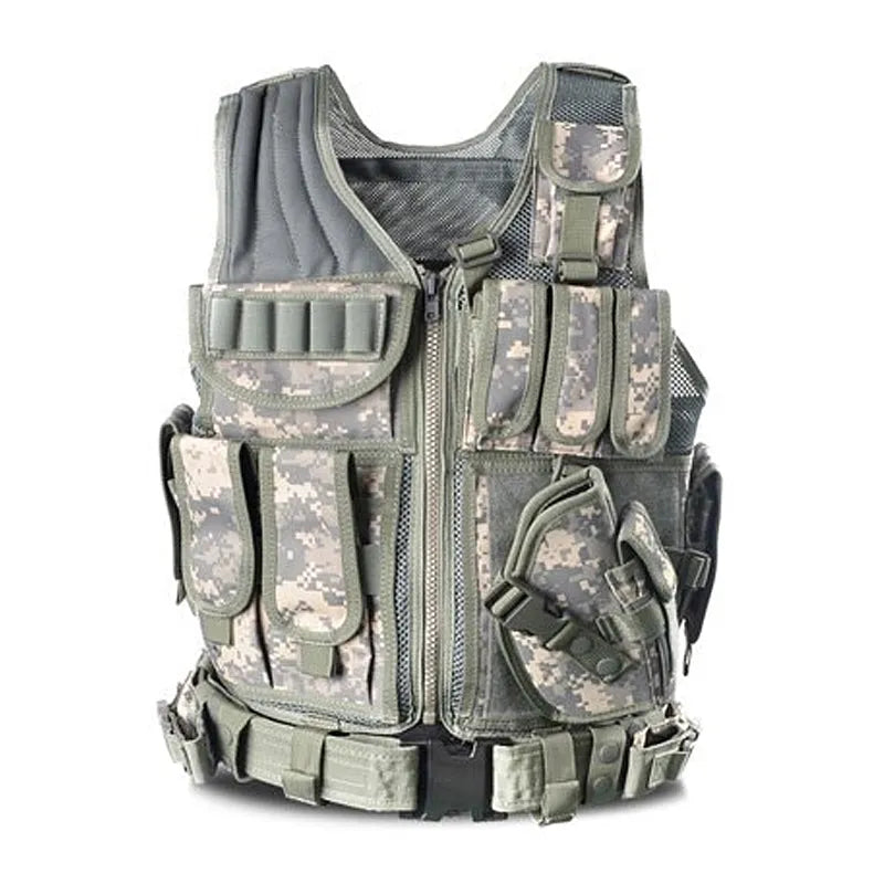 VT-1063 YAKEDA Police Military Tactical Vest Wargame Body Armor Sports Wear Hunting Vest CS Outdoor Products Equipment - YAKEDA