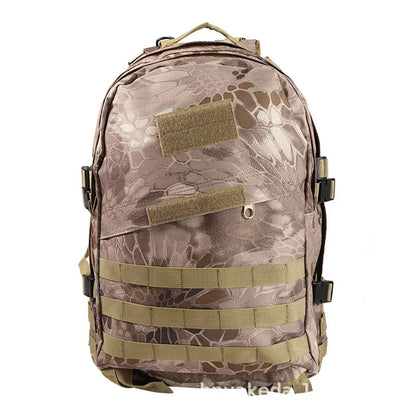 BK-5042 YaKeda 45L Large Capacity Outdoor Sports Waterproof Camouflage Backpack Mountain 3D Bag - YAKEDA