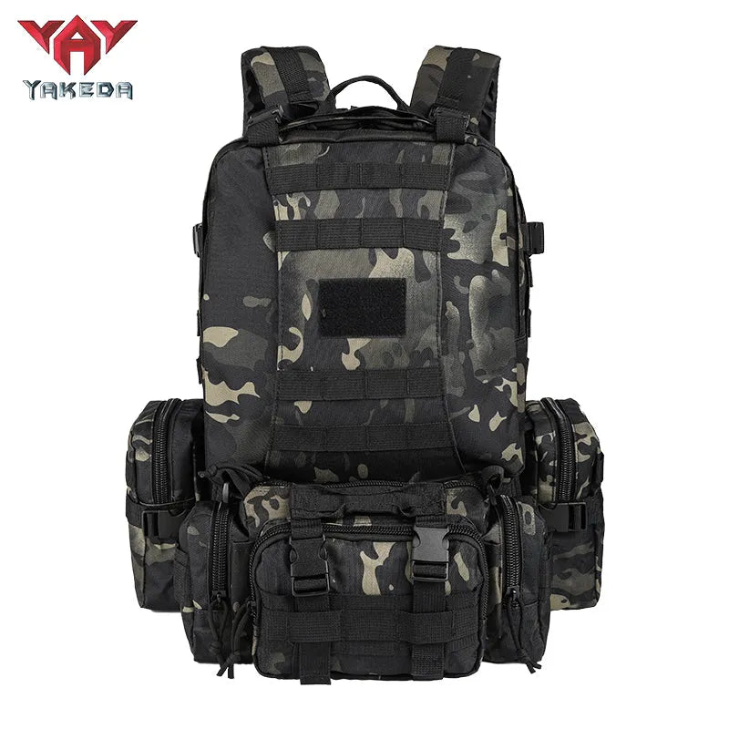 BK-2437 YAKEDA Tactical Backpack Military Fan CS Training Bag - YAKEDA