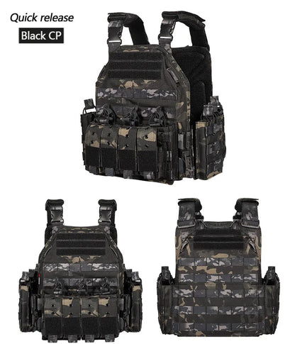 VT-6026-3 Quick Release YAKEDA Swat Jpc Military Molle Army Tactical Bullet Proof Plate Carrier Vest For Hunting - YAKEDA