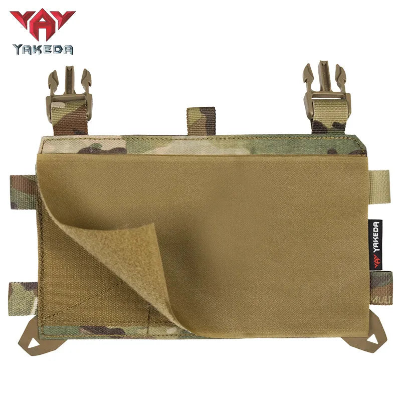 YKD-0200 YAKEDA Tactical Triplex 5.56/7.62 Universal Speed Dial Holster Vest Snap-In Modular Attack Front Panel - YAKEDA