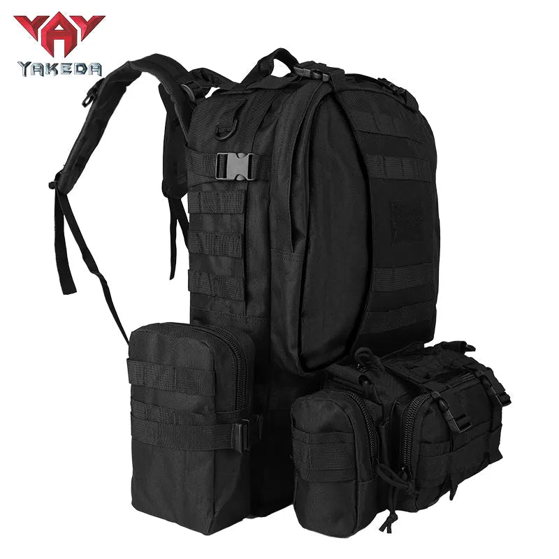 BK-2437 YAKEDA Tactical Backpack Military Fan CS Training Bag - YAKEDA