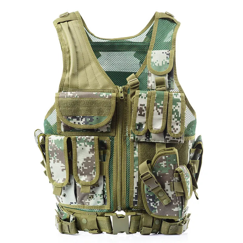 VT-1063 YAKEDA Police Military Tactical Vest Wargame Body Armor Sports Wear Hunting Vest CS Outdoor Products Equipment - YAKEDA