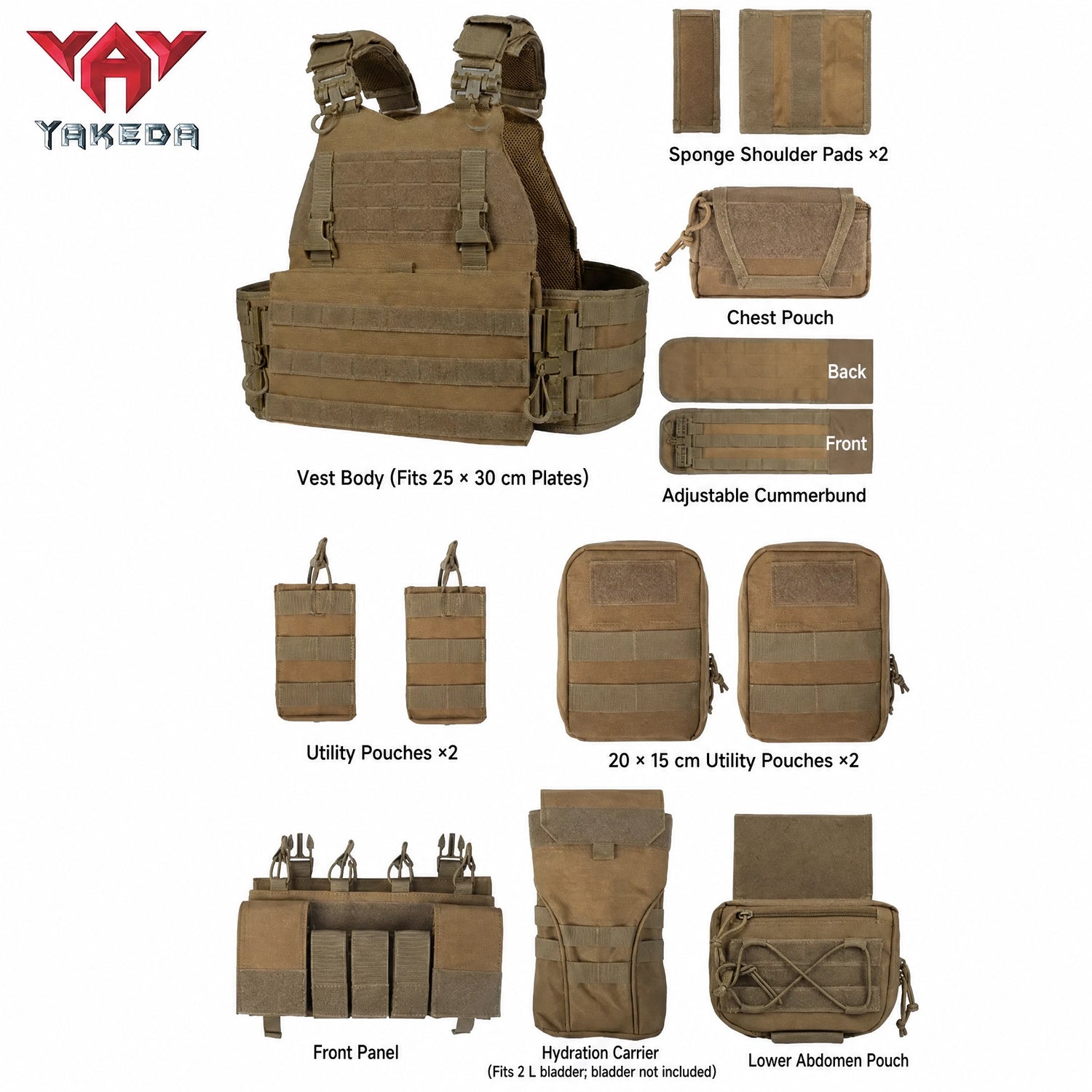 VT-8832TB Tactical Vest - Close-up - Tactical Design